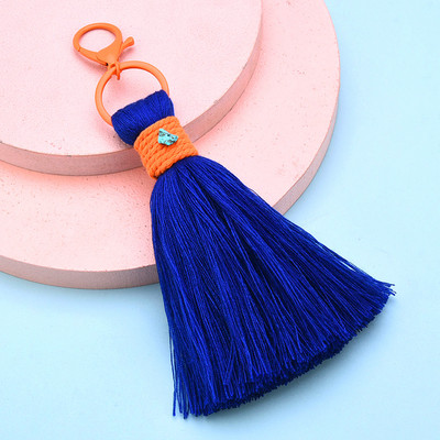 1 gab Pušķu kulons Roku darbs Kokvilnas virves pušķi Apgriezt atslēgu piekariņi Sieviešu ventilatoru somas Aksesuāri DIY Crafts Dekorācijas pušķu kuloni