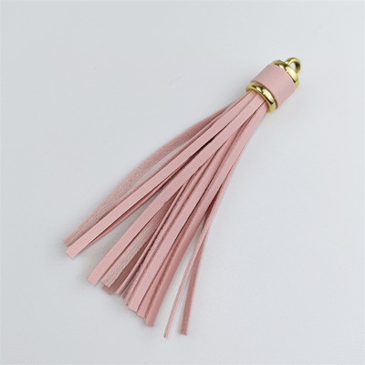 WFFNNKC 4-6 kom. Metalni prsten od umjetne kože Leopard print s resicama Privjesak za ključeve automobila DIY Privjesci Naušnice Narukvice Pribor za izradu nakita