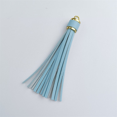 WFFNNKC 4-6 kom. Metalni prsten od umjetne kože Leopard print s resicama Privjesak za ključeve automobila DIY Privjesci Naušnice Narukvice Pribor za izradu nakita