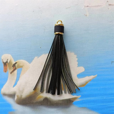 WFFNNKC 4-6 kom. Metalni prsten od umjetne kože Leopard print s resicama Privjesak za ključeve automobila DIY Privjesci Naušnice Narukvice Pribor za izradu nakita