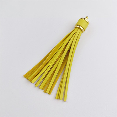 WFFNNKC 4-6 kom. Metalni prsten od umjetne kože Leopard print s resicama Privjesak za ključeve automobila DIY Privjesci Naušnice Narukvice Pribor za izradu nakita