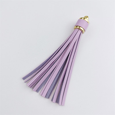 WFFNNKC 4-6 kom. Metalni prsten od umjetne kože Leopard print s resicama Privjesak za ključeve automobila DIY Privjesci Naušnice Narukvice Pribor za izradu nakita