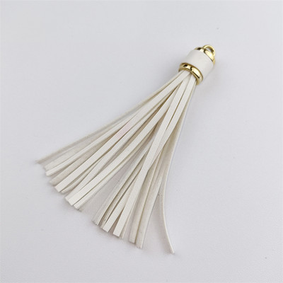 WFFNNKC 4-6 kom. Metalni prsten od umjetne kože Leopard print s resicama Privjesak za ključeve automobila DIY Privjesci Naušnice Narukvice Pribor za izradu nakita