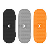 Virtuves izlietnes šļakatu aizsargpaklājs Izturīgs silikona jaucējkrāns Absorbējošs virtuves paliktnis izlietnes notekas Countertop aizsargs Virtuves aksesuārs