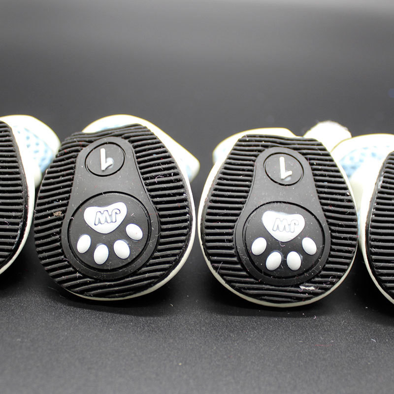 Vasaras mazi suņu apavi, neslīdoši sieta kucēnu zābaki, ūdensizturīgi PU ādas zābaciņi vidējiem suņiem mājdzīvnieku kedas ķepu aizsargs