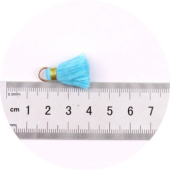 10 бр. 3 см мини пискюл Многоцветни памучни пискюли за бижута Направи си сам обеца Ключодържател Шиене на завеси Аксесоари за ресни