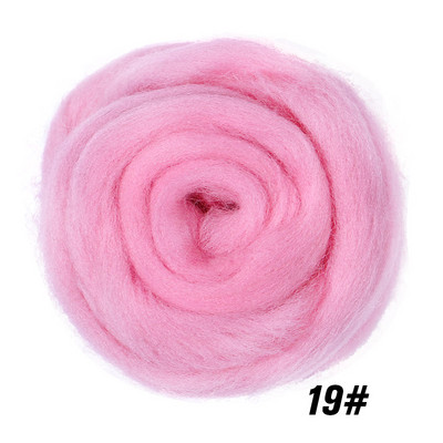 MIUSIE Vuna za filcanje od meke vune u 26 boja, meka vunena vlakna za filcanje iglom i ručno izrađene DIY lutke prikladne za žene početnice