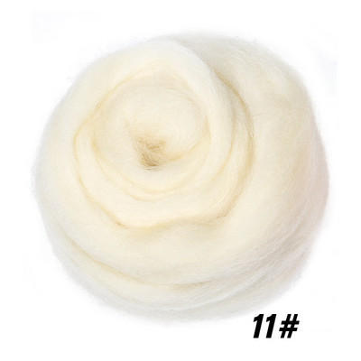 MIUSIE Vuna za filcanje od meke vune u 26 boja, meka vunena vlakna za filcanje iglom i ručno izrađene DIY lutke prikladne za žene početnice