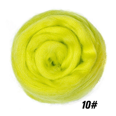 MIUSIE Vuna za filcanje od meke vune u 26 boja, meka vunena vlakna za filcanje iglom i ručno izrađene DIY lutke prikladne za žene početnice