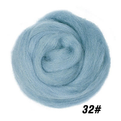 MIUSIE Vuna za filcanje od meke vune u 26 boja, meka vunena vlakna za filcanje iglom i ručno izrađene DIY lutke prikladne za žene početnice