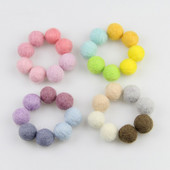 10gb 15MM/20MM vilnas filca bumba vītnes ballīšu dekors kāzu rotājumi bērniem rotaļlietas jautri mājas dekori DIY šūšanas amatniecības Ziemassvētku dāvanas