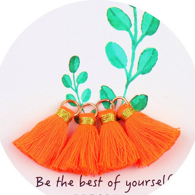 10gab 3cm Mini pušķis Daudzkrāsains kokvilnas pušķis rotaslietām DIY auskaru atslēgu piekariņš Šūšanas aizkaru apdares bārkstis aksesuāri