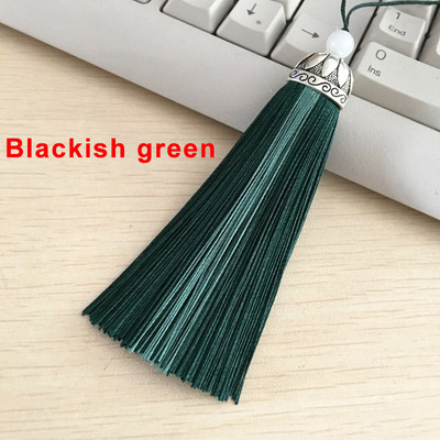 2/4 kom 11 cm dvobojne rese Svilenkasti konac za knjižne oznake rese Ručno izrađena kist šarm skupna četka za izradu nakita DIY rukotvorinski dodatak