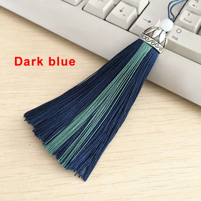 2/4 kom 11 cm dvobojne rese Svilenkasti konac za knjižne oznake rese Ručno izrađena kist šarm skupna četka za izradu nakita DIY rukotvorinski dodatak