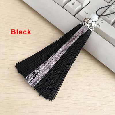 2/4 kom 11 cm dvobojne rese Svilenkasti konac za knjižne oznake rese Ručno izrađena kist šarm skupna četka za izradu nakita DIY rukotvorinski dodatak