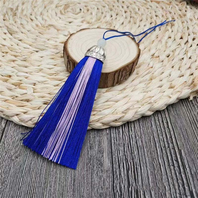 2/4 kom 11 cm dvobojne rese Svilenkasti konac za knjižne oznake rese Ručno izrađena kist šarm skupna četka za izradu nakita DIY rukotvorinski dodatak