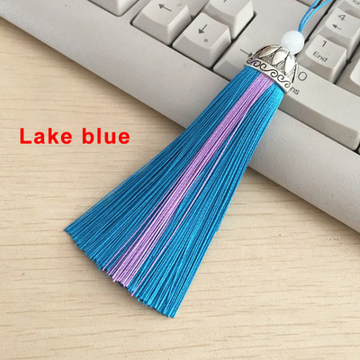 2/4 kom 11 cm dvobojne rese Svilenkasti konac za knjižne oznake rese Ručno izrađena kist šarm skupna četka za izradu nakita DIY rukotvorinski dodatak