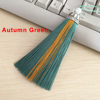 2/4 kom 11 cm dvobojne rese Svilenkasti konac za knjižne oznake rese Ručno izrađena kist šarm skupna četka za izradu nakita DIY rukotvorinski dodatak