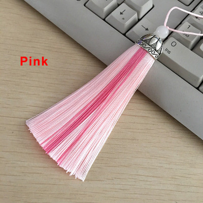 2/4 kom 11 cm dvobojne rese Svilenkasti konac za knjižne oznake rese Ručno izrađena kist šarm skupna četka za izradu nakita DIY rukotvorinski dodatak