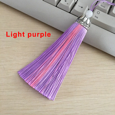 2/4 kom 11 cm dvobojne rese Svilenkasti konac za knjižne oznake rese Ručno izrađena kist šarm skupna četka za izradu nakita DIY rukotvorinski dodatak