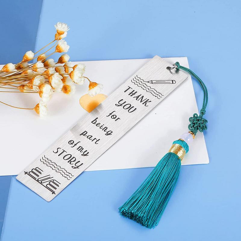 Pušķis Grāmatzīme Mīksti, mazi pušķi ar angļu burtiem Grāmatzīmes Pateicība Skolotāju Grāmatas Dekors Sabiedriskā apdare Aksesuāri