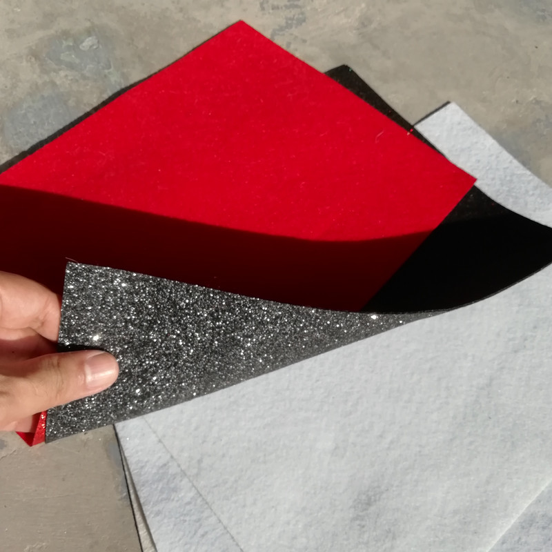 Netkani svjetlucavi filc, 1 komad, super meka tkanina, 1,2 mm debljine platnenog filca, DIY paket za šivanje lutki, rukotvorine, besplatna dostava