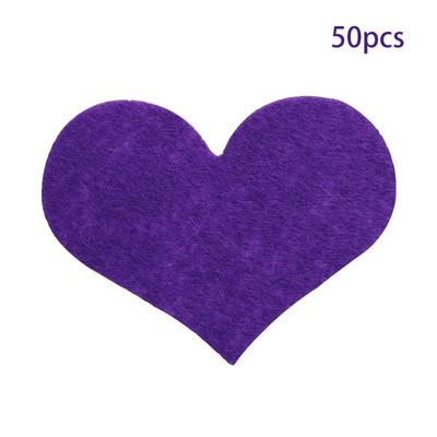 Fenrry 50Gb filca auduma loksnes sirds formas neausts audums DIY rokdarbu materiāls mājas šūšanai apģērbu dekorēšanai