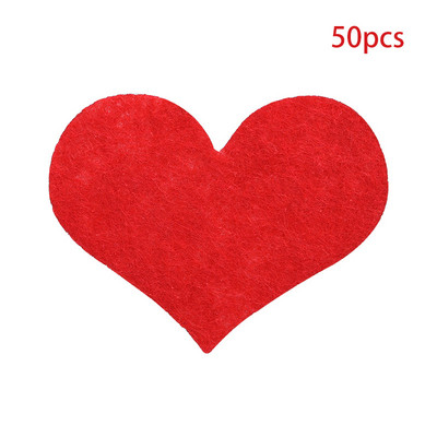 Fenrry 50Gb filca auduma loksnes sirds formas neausts audums DIY rokdarbu materiāls mājas šūšanai apģērbu dekorēšanai