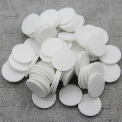 100 gab. 2,5 CM krāsaini apaļi neausti filca ielāpi Audums poliestera audums filca paliktņi DIY komplekts šūšanas rotaļlietām lelles aksesuāri