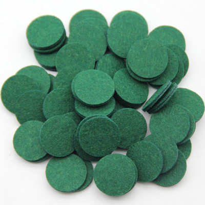 100 gab. 2,5 CM krāsaini apaļi neausti filca ielāpi Audums poliestera audums filca paliktņi DIY komplekts šūšanas rotaļlietām lelles aksesuāri
