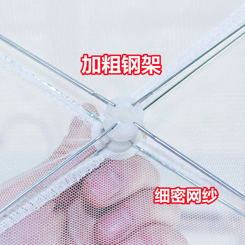 1PC Pārnēsājams lietussargu stila pārtikas pārsegs pret moskītu ēdienreizēm, mežģīņu galds Sākums, izmantojot pārtikas pārklājumu Virtuves sīkrīki Ēdienu gatavošanas rīki