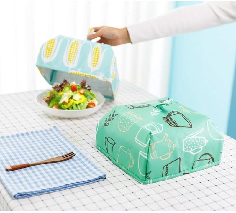 Sulankstomi maisto užvalkalai išlaiko šilumą Aliuminio folijos dangtis Indai Izoliacija Utilidades Virtuvės stalo priedai Įrankiai