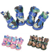 Vasaras apavi suņiem maziem un vidējiem suņiem Kaķu sieta elpojoša maskēšanās Neslīdoša, regulējama mājdzīvnieku zābaki kucēnu čivavas kedas