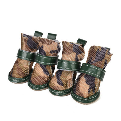 Vasaras apavi suņiem maziem un vidējiem suņiem Kaķu sieta elpojoša maskēšanās Neslīdoša, regulējama mājdzīvnieku zābaki kucēnu čivavas kedas