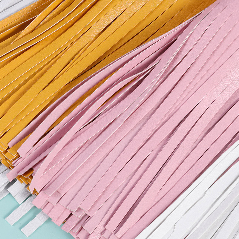 1-meetrine kahepoolne Pu-nahast seemisnahast tutt, äärega pitslint käekottide jaoks, riided, kleidid, kaunistused, õmbluskoti tarvikud.