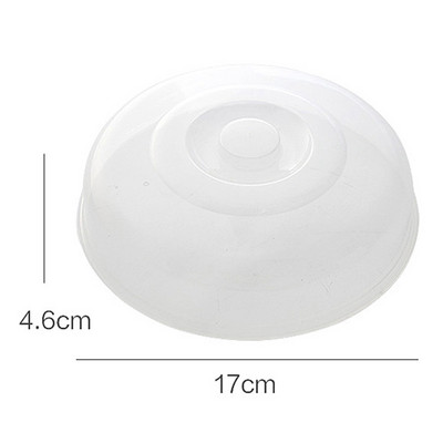 1vnt plastikinis mikrobangų krosnelės lėkštės dangtis Skaidrus garų purslų maisto plėvelės Daugkartinės silikoninės maisto pakuotės, šviežiai laikomos sandarūs dangteliai