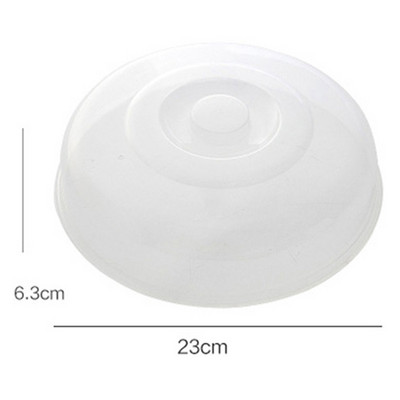 1vnt plastikinis mikrobangų krosnelės lėkštės dangtis Skaidrus garų purslų maisto plėvelės Daugkartinės silikoninės maisto pakuotės, šviežiai laikomos sandarūs dangteliai