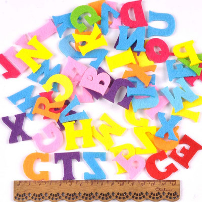 50gab 26mm Burtu/numura Neausts filca audums poliestera audumi Filca audums šūšanai dekorēšanai DIY šūšanas piederums cp2768