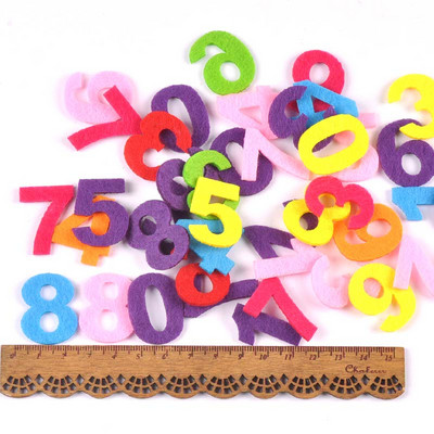 50gab 26mm Burtu/numura Neausts filca audums poliestera audumi Filca audums šūšanai dekorēšanai DIY šūšanas piederums cp2768