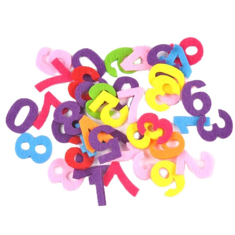 50gab 26mm Burtu/numura Neausts filca audums poliestera audumi Filca audums šūšanai dekorēšanai DIY šūšanas piederums cp2768