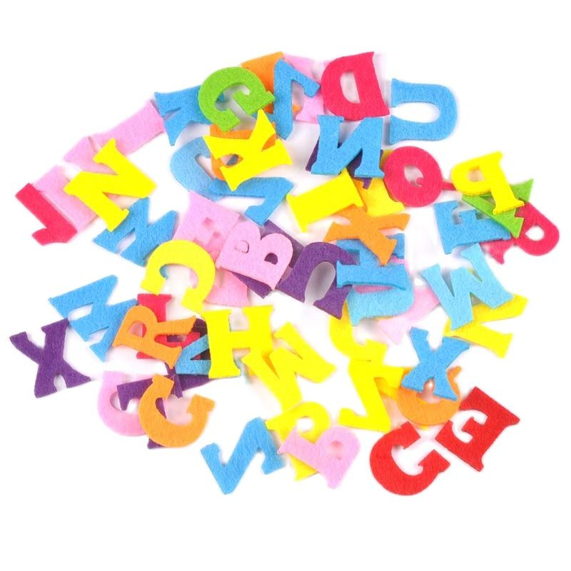 50gab 26mm Burtu/numura Neausts filca audums poliestera audumi Filca audums šūšanai dekorēšanai DIY šūšanas piederums cp2768