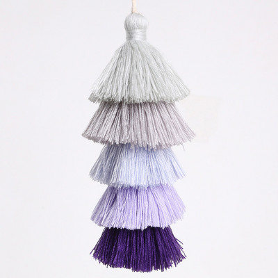 1 gab. 12,5 cm piecu slāņu pušķi zīda bārkstis sprādzieni Ziedu pušķis apdares pušķi rotaslietas atslēgu piekariņu mobilā tālruņa siksnām