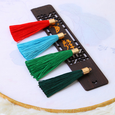 10gab 6cm metāla vāciņš Īsi pušķi Apdares kulons DIY Amatniecība Grāmatzīme Ornaments Auskari Apģērbi Mājas tekstils Bārkstis apdares materiāli