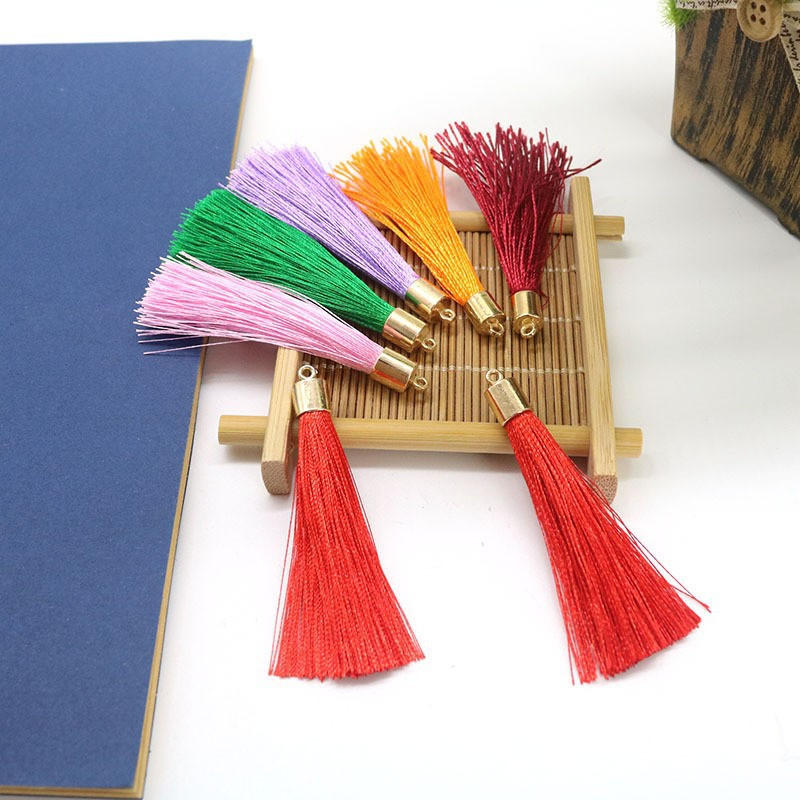 10gab 6cm metāla vāciņš Īsi pušķi Apdares kulons DIY Amatniecība Grāmatzīme Ornaments Auskari Apģērbi Mājas tekstils Bārkstis apdares materiāli