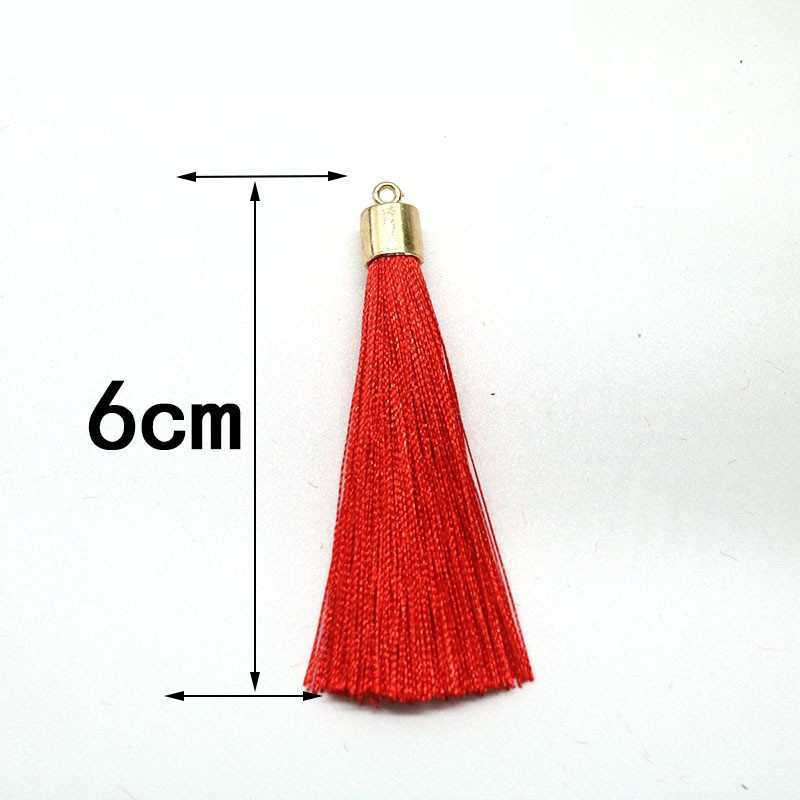 10gab 6cm metāla vāciņš Īsi pušķi Apdares kulons DIY Amatniecība Grāmatzīme Ornaments Auskari Apģērbi Mājas tekstils Bārkstis apdares materiāli