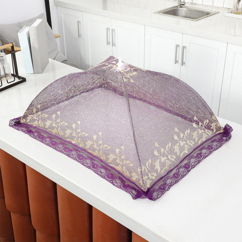 up Ēdienu pārvalki Saliekams pārtikas kupola pārsegs piknika ballītēm 50x70cm