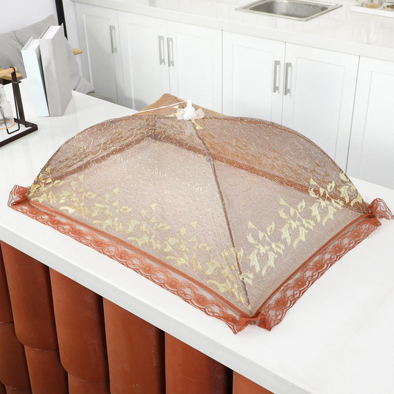 up Ēdienu pārvalki Saliekams pārtikas kupola pārsegs piknika ballītēm 50x70cm