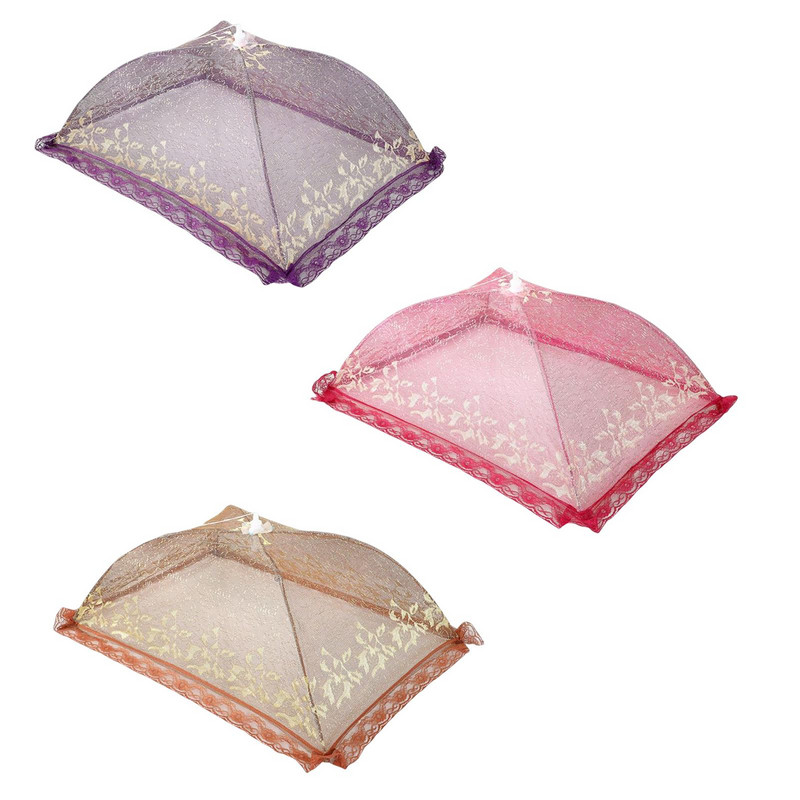 up Ēdienu pārvalki Saliekams pārtikas kupola pārsegs piknika ballītēm 50x70cm