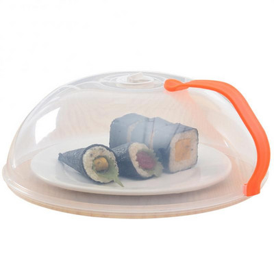 Pārtikas vāks Mikroviļņu krāsns trauka plāksne PP noslēdzošie vāki Caurspīdīgs pretšļakatu vāciņš Svaigi bļodas vāks ar rokturi Virtuves instrumenti