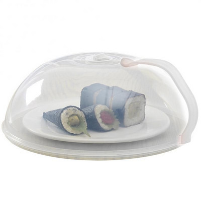 Pārtikas vāks Mikroviļņu krāsns trauka plāksne PP noslēdzošie vāki Caurspīdīgs pretšļakatu vāciņš Svaigi bļodas vāks ar rokturi Virtuves instrumenti